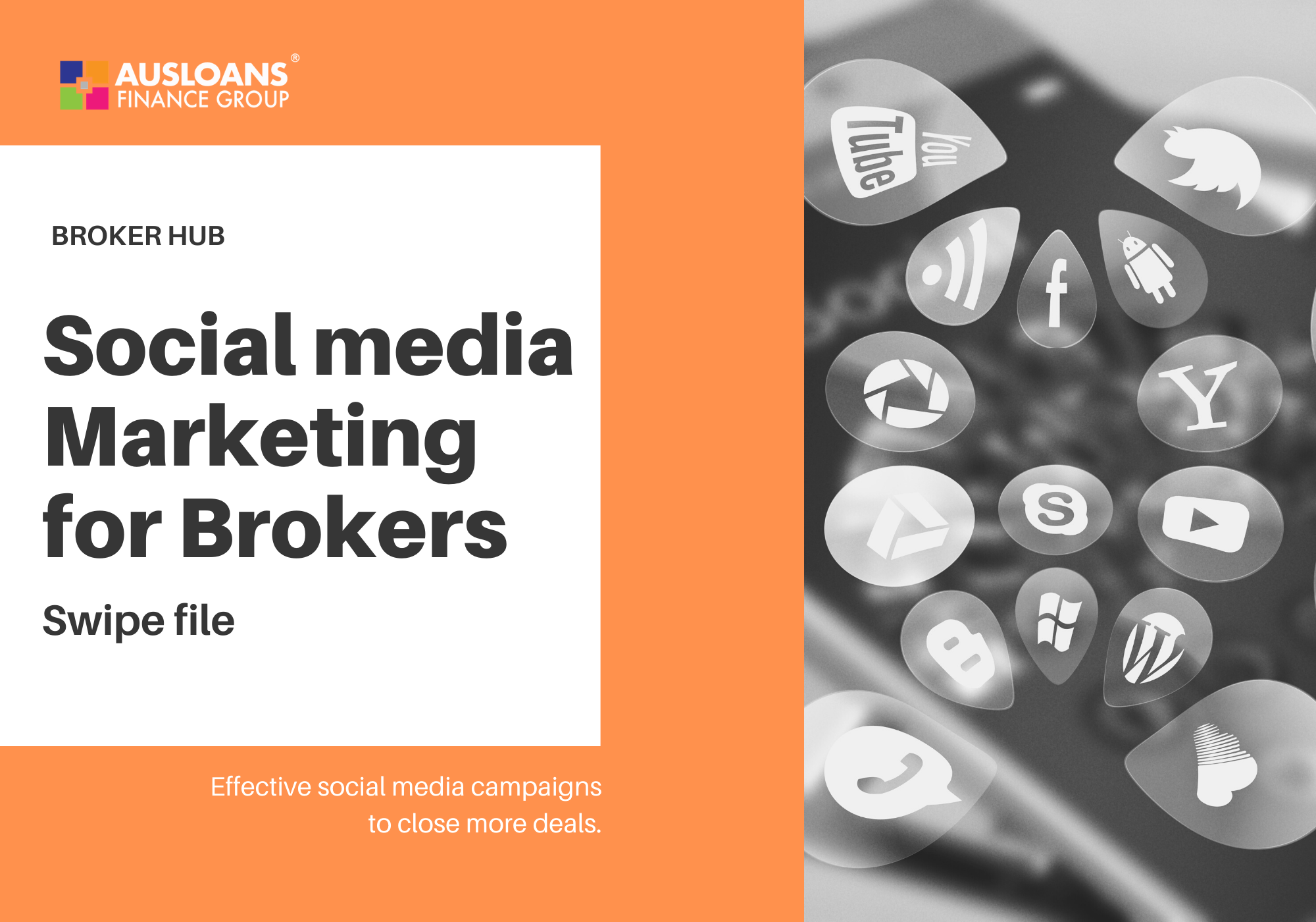 Ausloans marketing support brokers social media