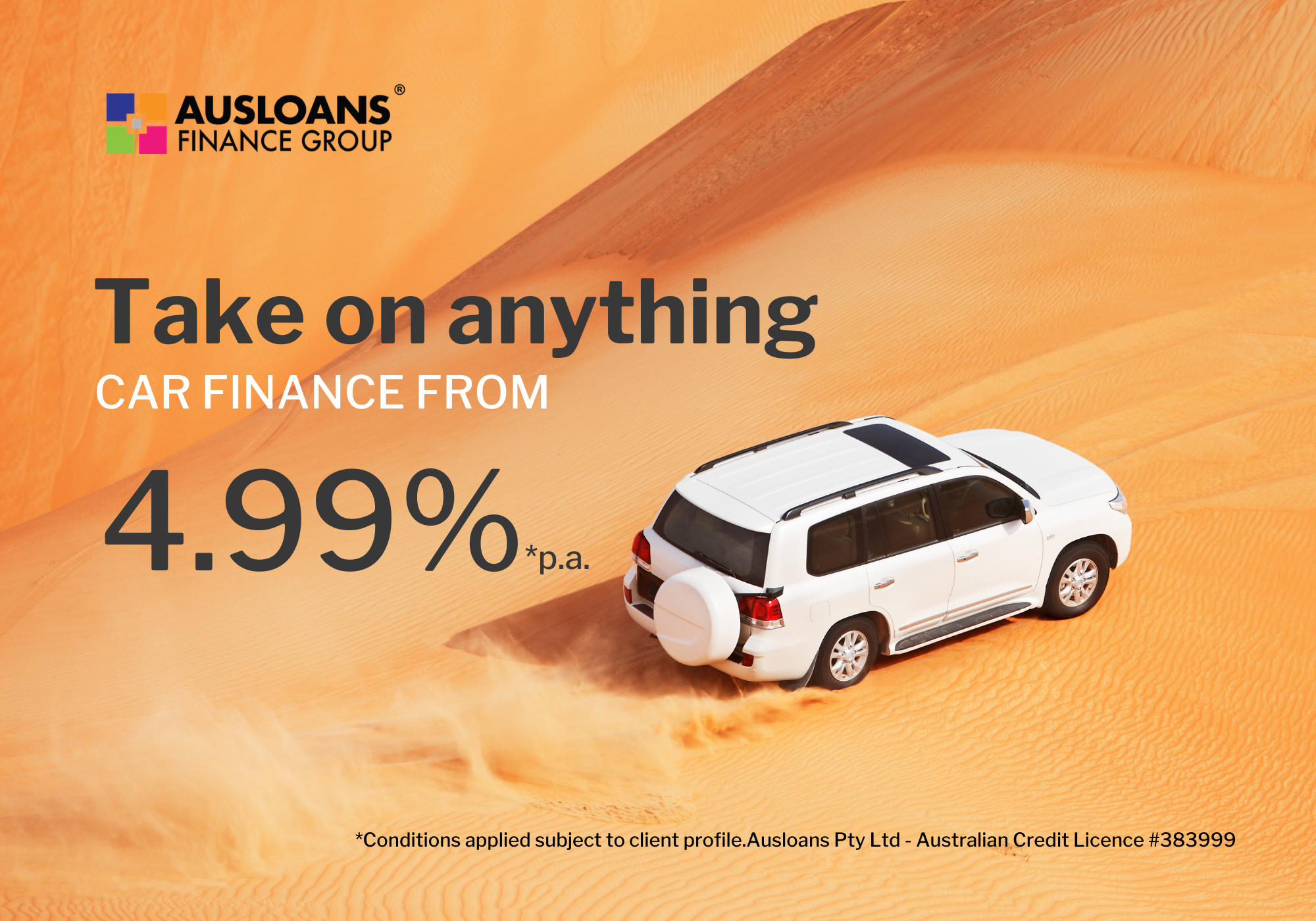 Ausloans marketing support partners social media