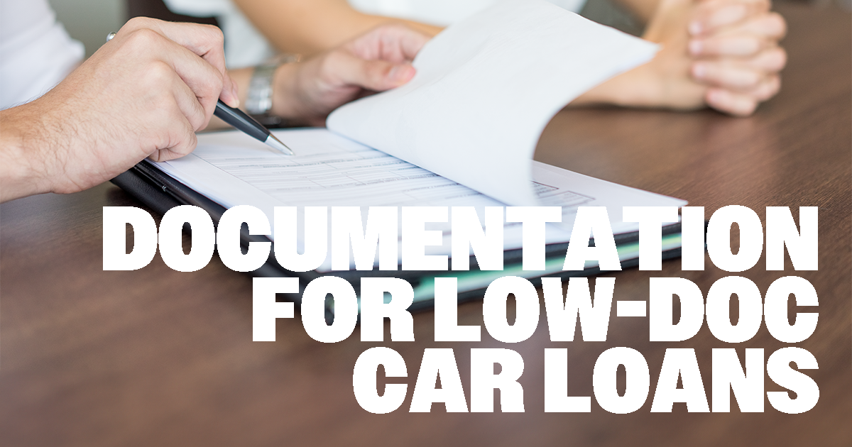 Documentation for Low-Doc Car Loans