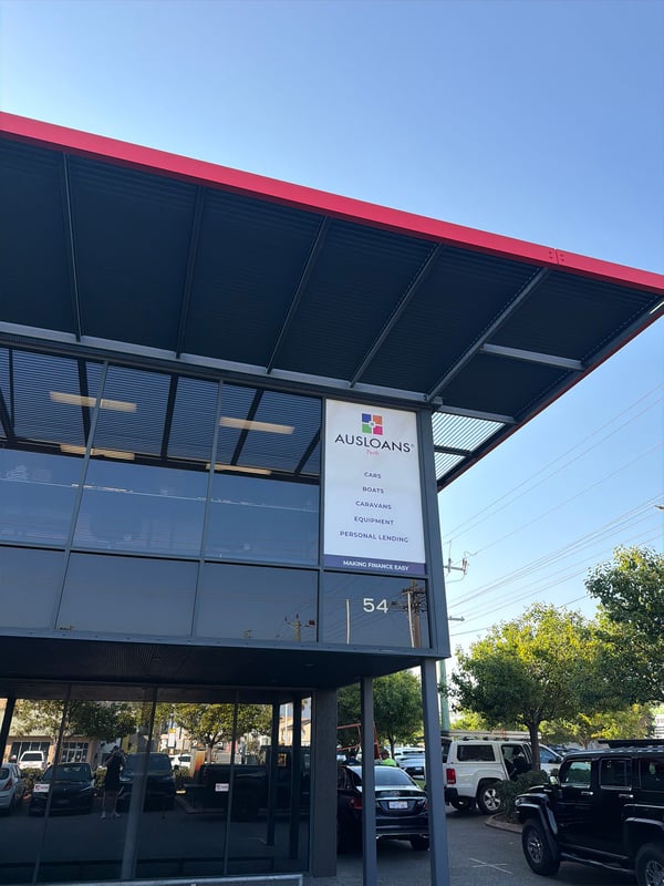 Ausloans Perth Signage Window