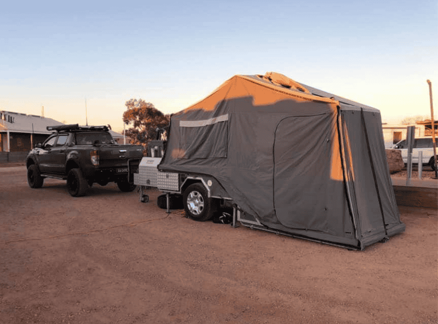 Camper Trailer Rear Fold