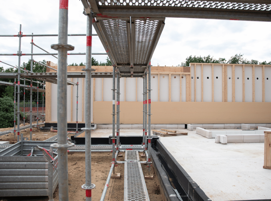 scaffolding for new ho0me build