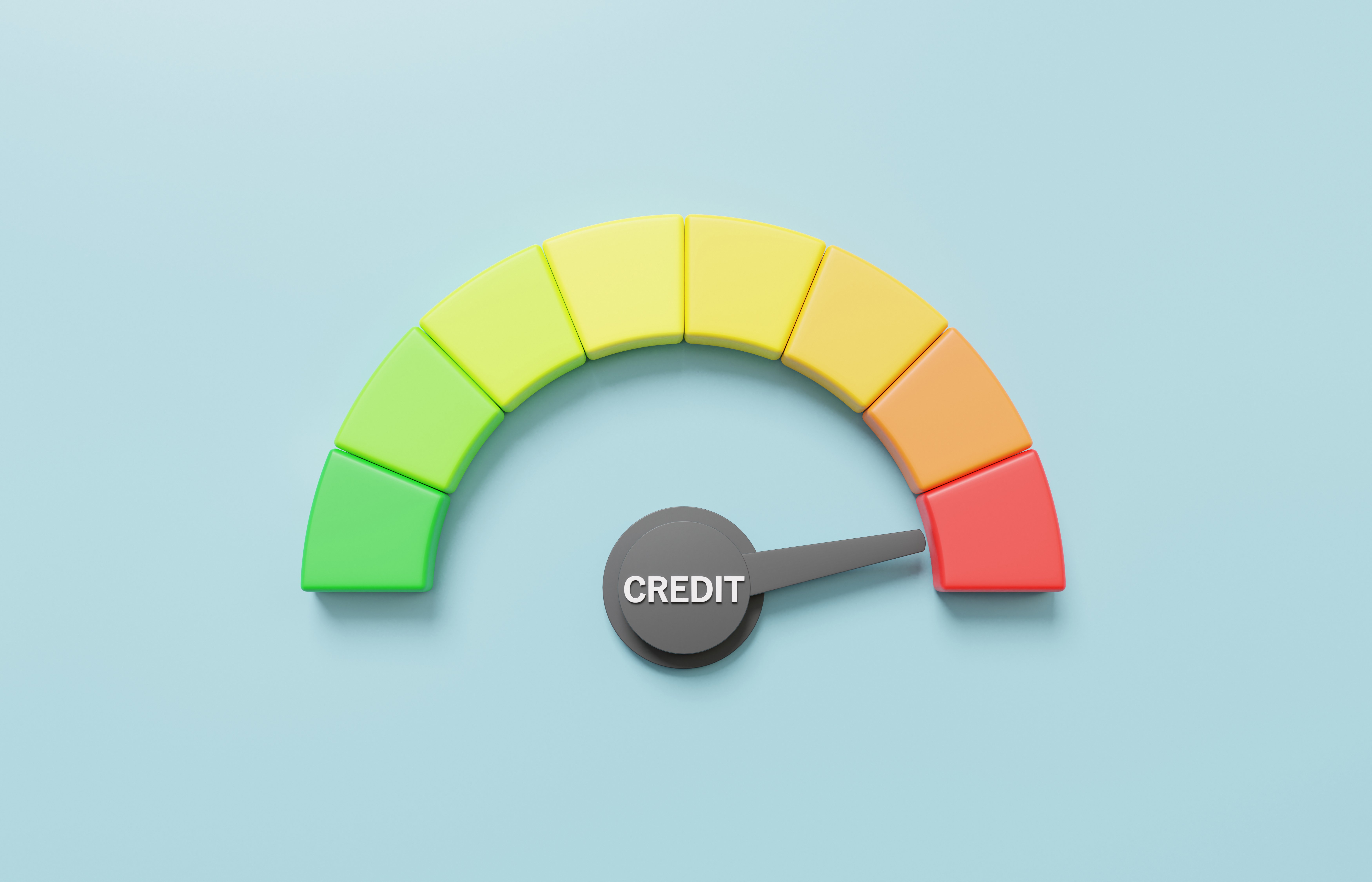 arrow-point-scale-speed-poor-customer-credit-status-red-speedometer-icon-3d-render-illustration