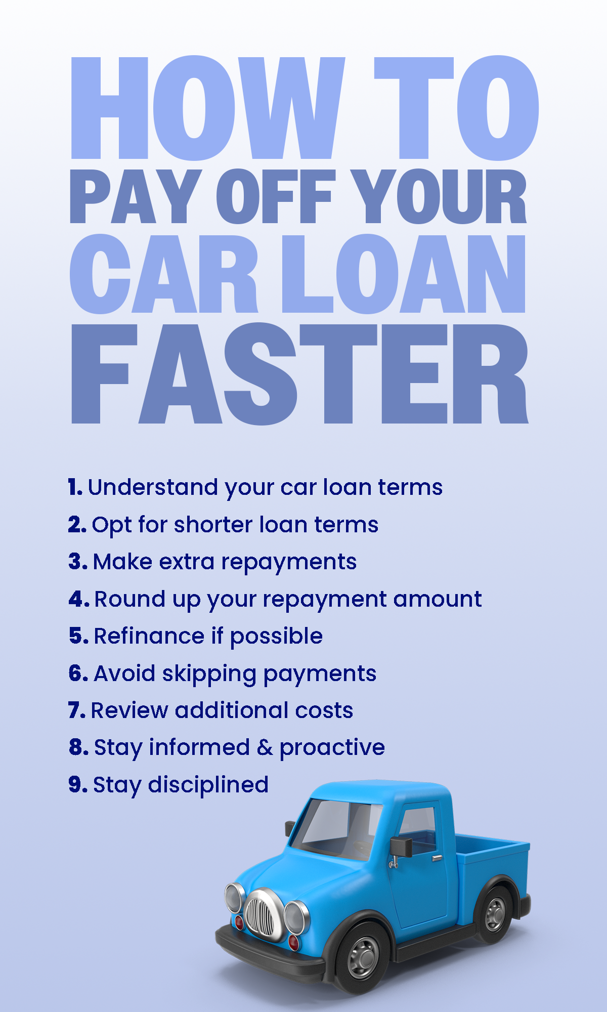 how to pay off your car loan faster