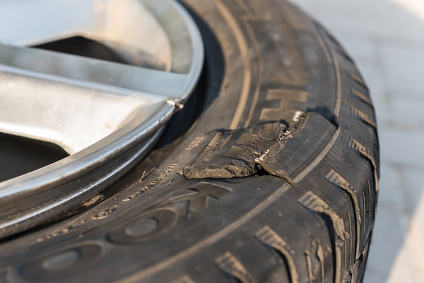 tire-burst-broken-tire