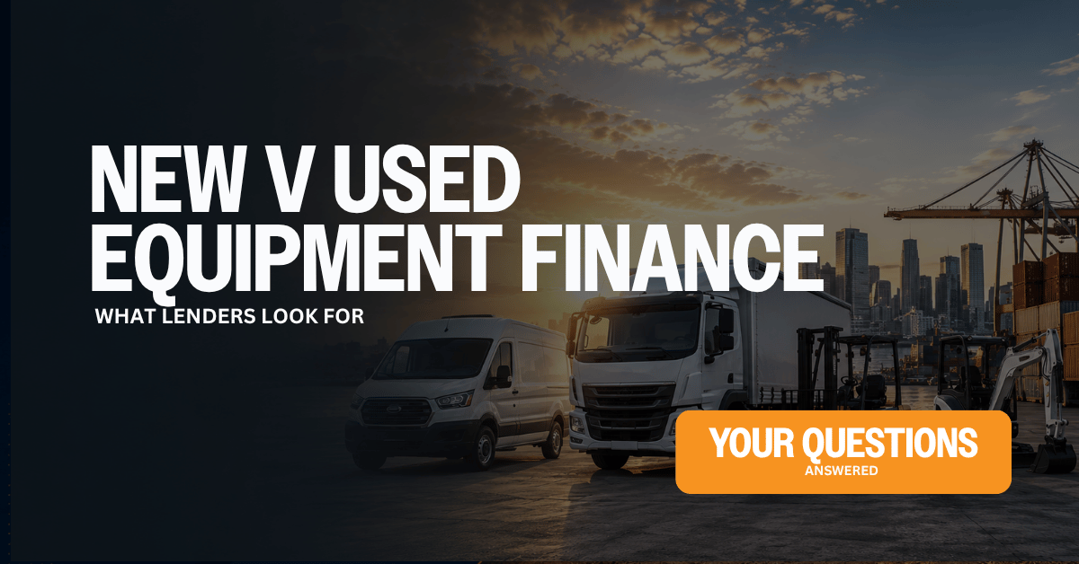 new v used equipment finance